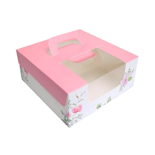 6吋蛋糕盒(粉紅花園)