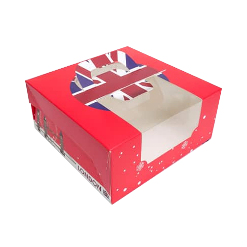 6吋蛋糕盒(英倫風)