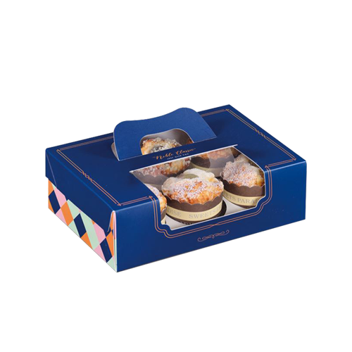 紳士品格-開窗6格蛋糕盒