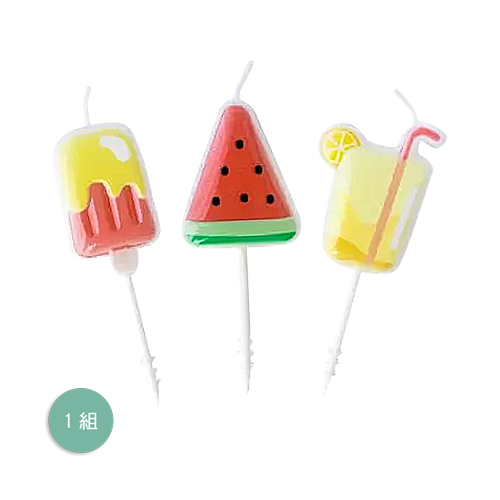 夏日派對造型蠟燭