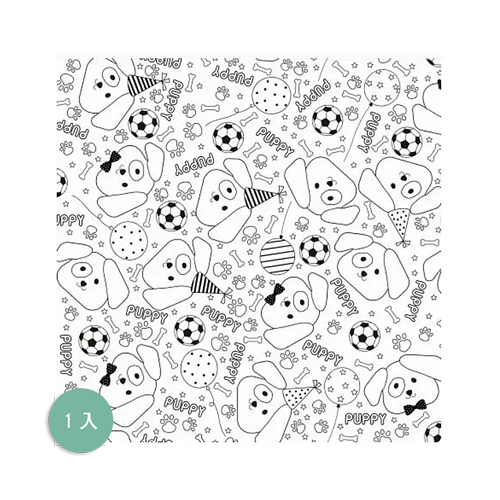 狗狗圖案派對紙桌布